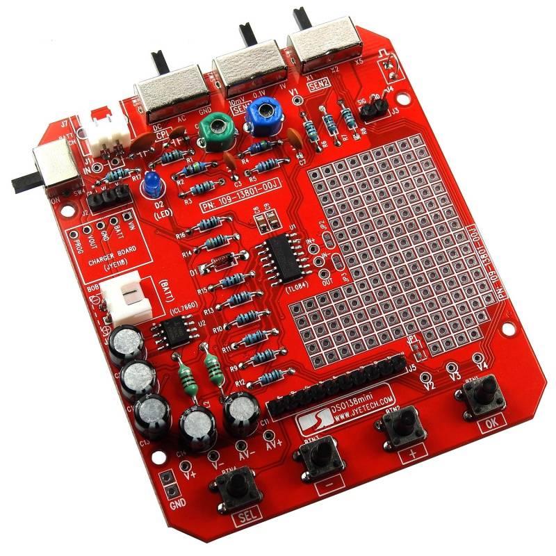 Hot model DSO138MINI portable digital oscilloscope DIY kit student e -competition training loose parts