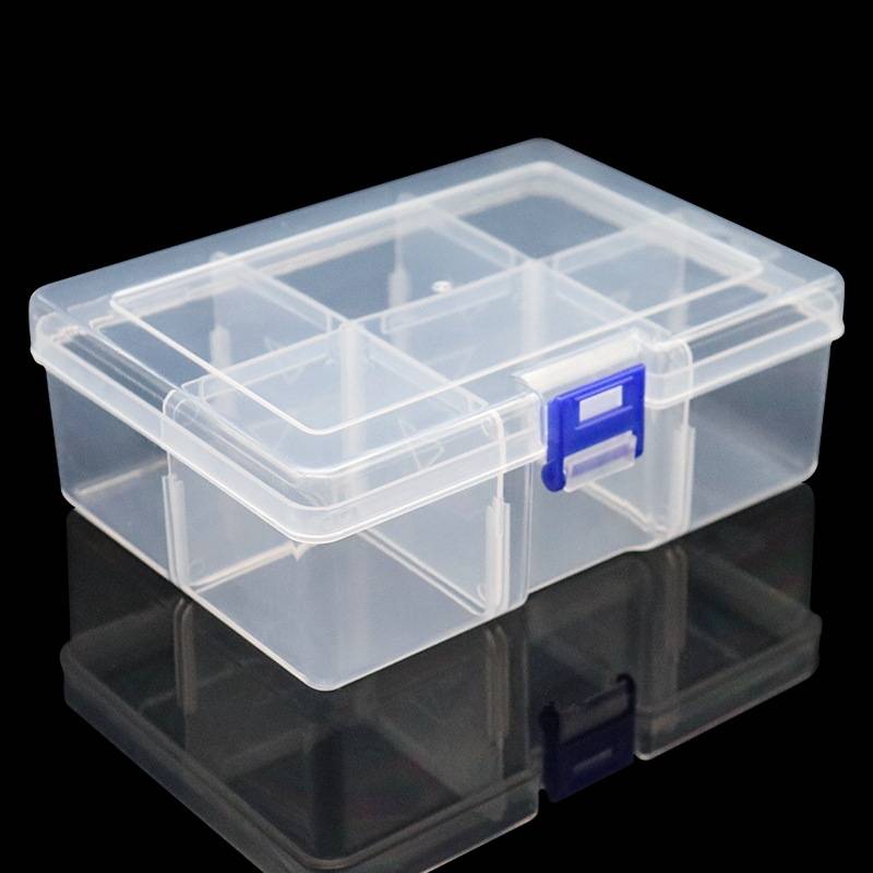 Fruit desktop storage box buttons boxes of rice beads Plastic box desktop storage small parts and parts transparent