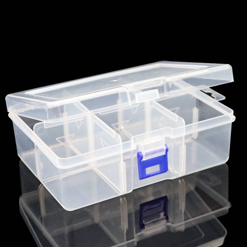Fruit desktop storage box buttons boxes of rice beads Plastic box desktop storage small parts and parts transparent