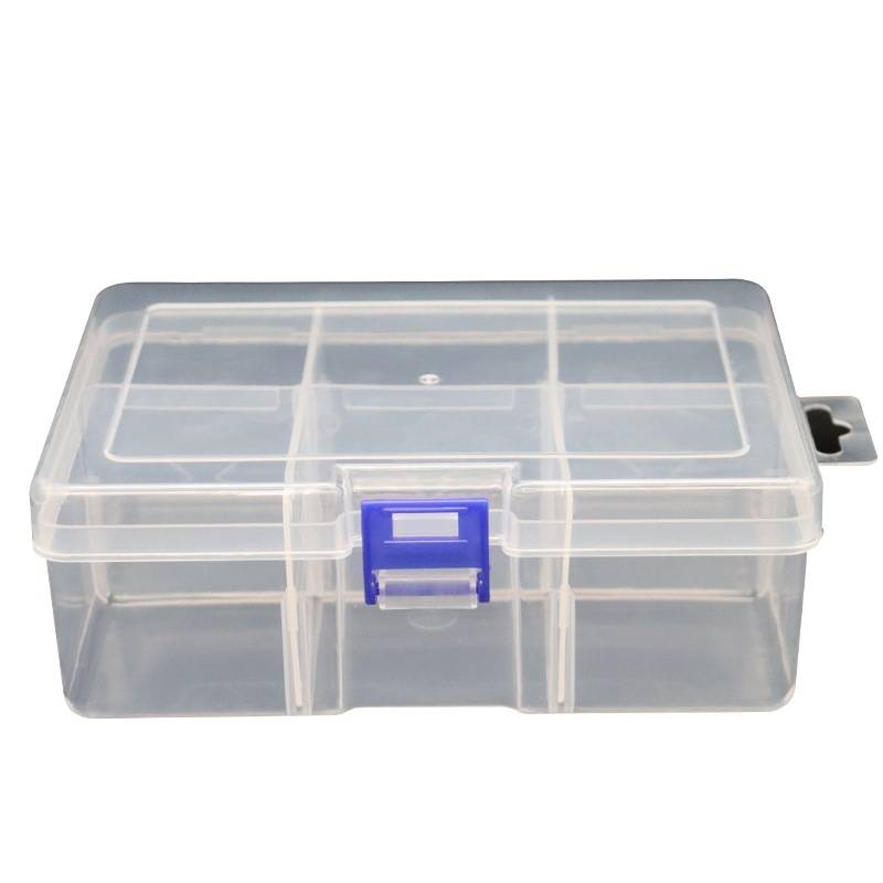 Fruit desktop storage box buttons boxes of rice beads Plastic box desktop storage small parts and parts transparent