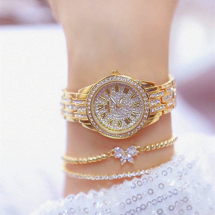 Light luxury new watch linked list custom full drill women's watch FA1501