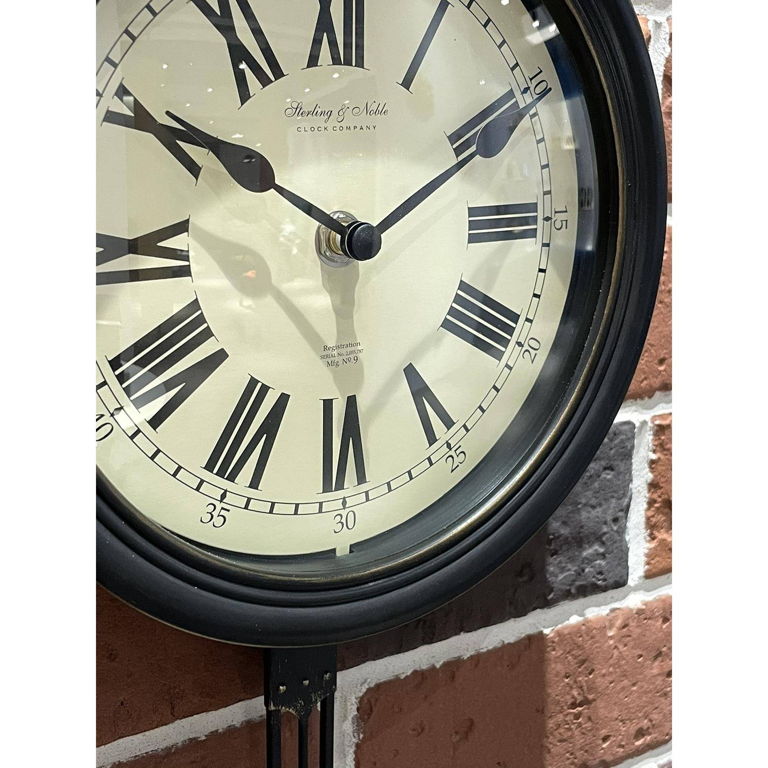 Clearance 8.75 -inch swing clock retro creative export personal export living room hanging wall watches