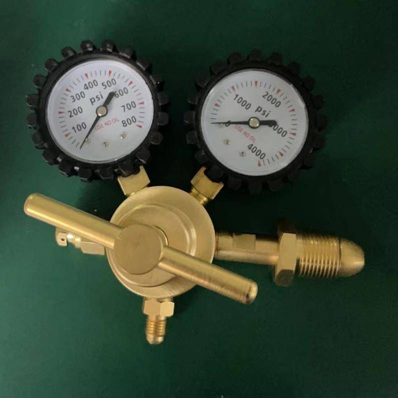 Factory all -copper high -pressure nitrogen pressure decompression device beauty standard high -pressure nitrogen pressure decompression valve CGA580