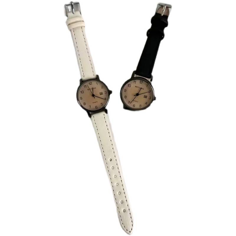 Korean retro digital calendar watch women's simple temperament junior high school student test special belt women's watch
