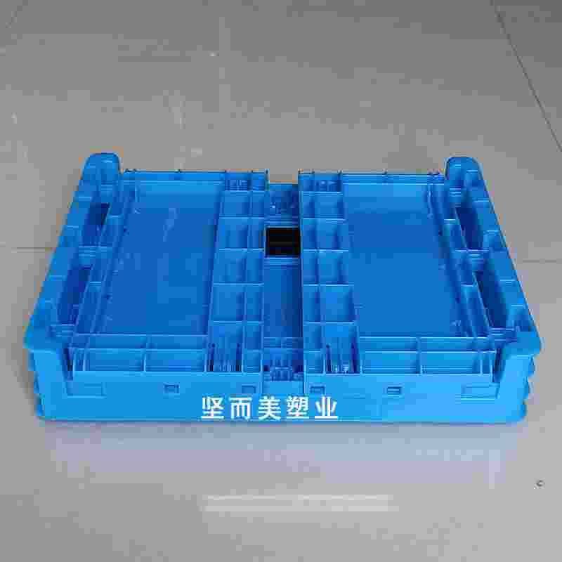 Folding plastic stack box weekly turnar on the box thick plastic logistics folding box storage auto parts folding box folding basket
