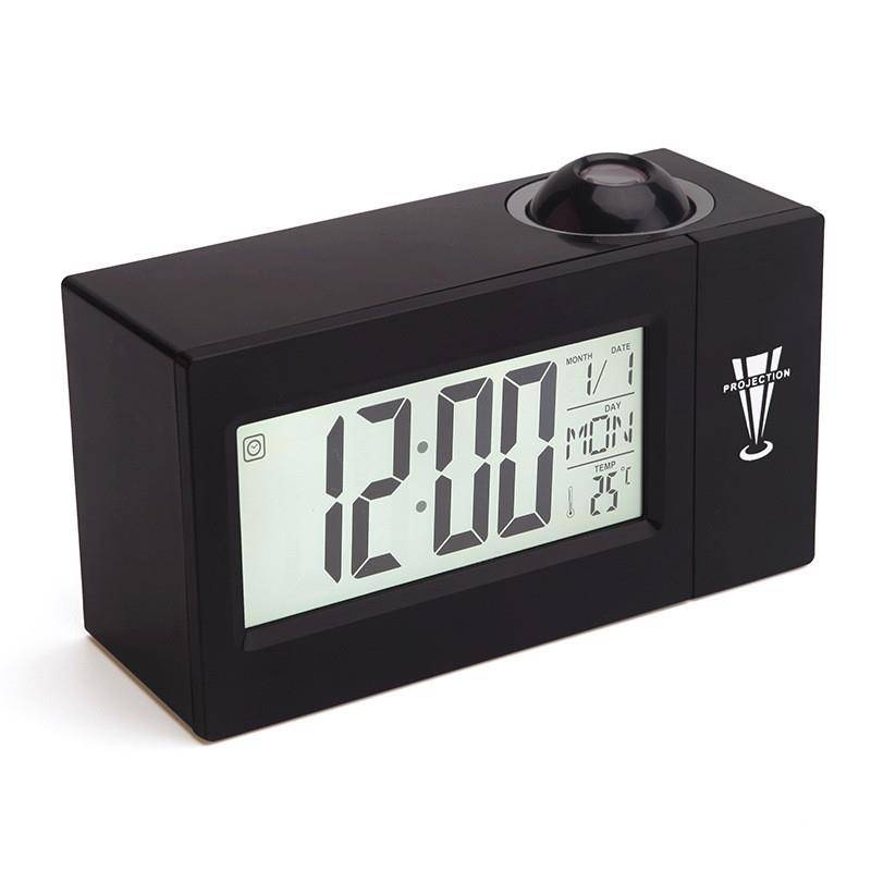 2023 new cross -border creative intelligent sound control luminous electronic alarm clock large screen simple sleeping band temperature investment