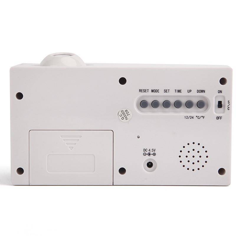 2023 new cross -border creative intelligent sound control luminous electronic alarm clock large screen simple sleeping band temperature investment
