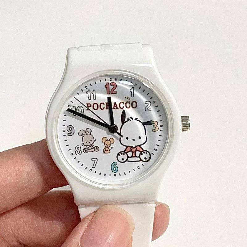 Pachawat Watch Japanese INS female student niche test mechanical watch silicone simple white Katie cat watch