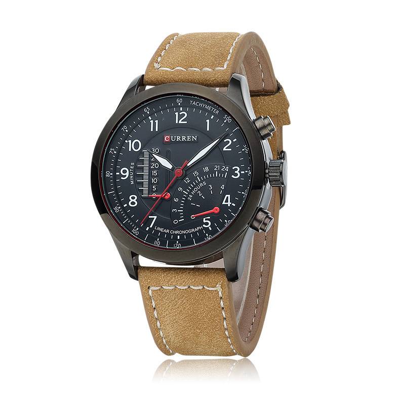 Karray Men's Outdoor Sports Nights Light Watch Business Fruits Belt