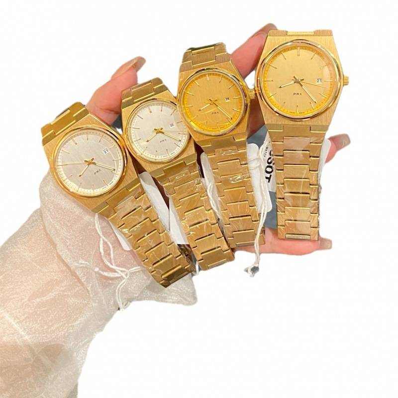 New fashion Tianjia wine barrel -type shell couples against table casual quartz movement steel belt table