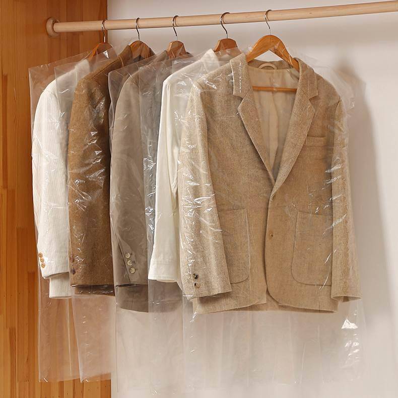 Set the dust cover dust bag hanging bag hanging bag plastic bag disposable windbreaker suit suit suit house transparent storage