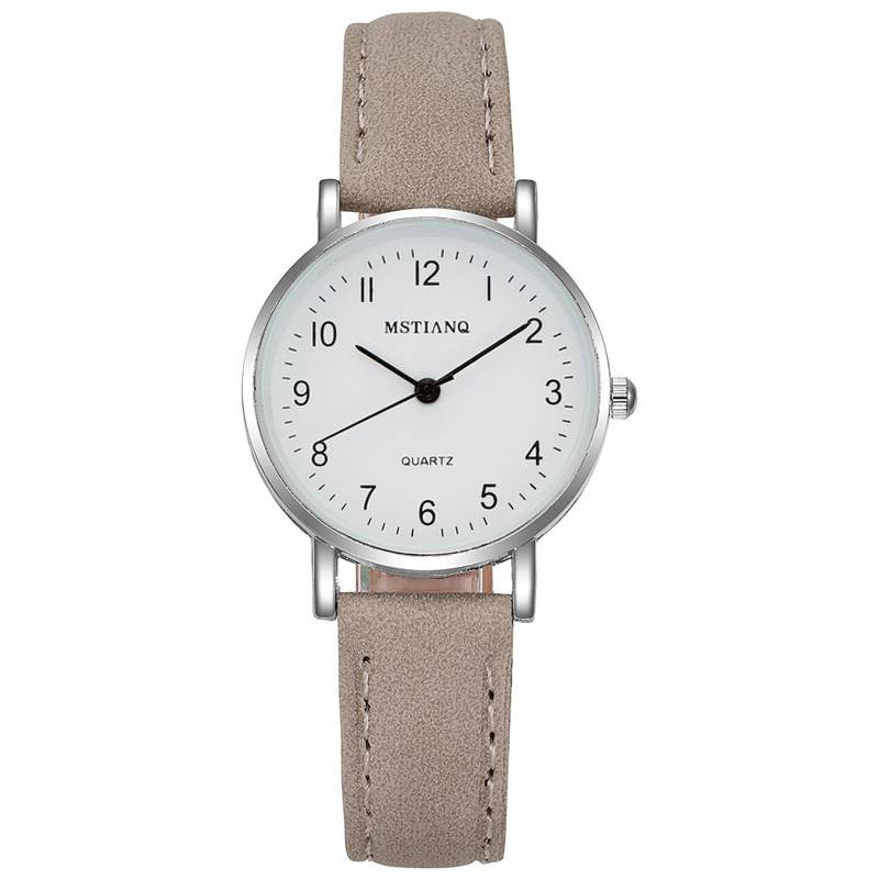 Test the watch female INS niche light luxury junior high school student Korean version of the simple waterproof couple forest college style