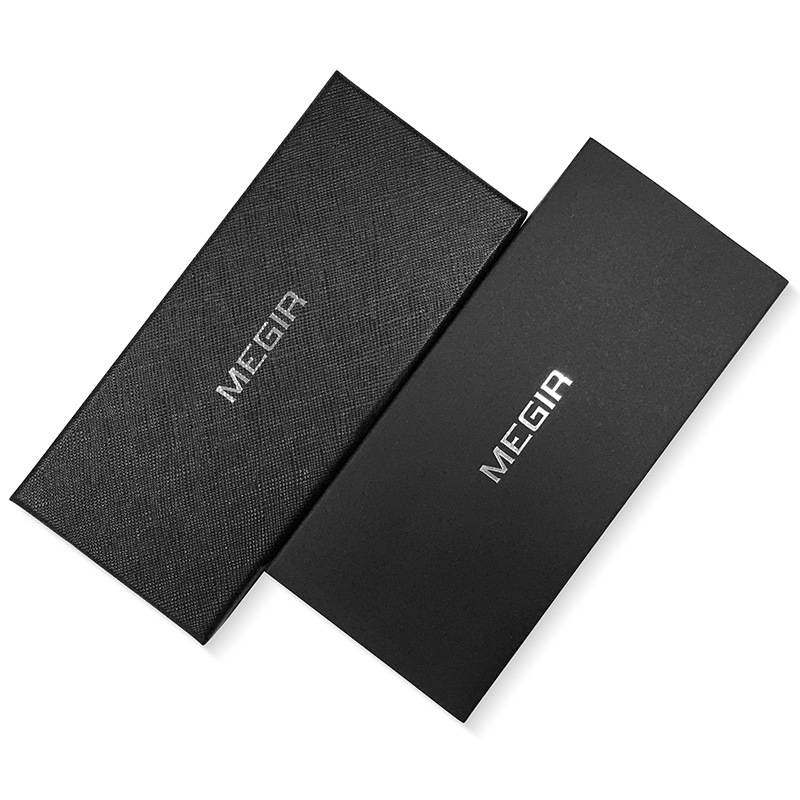 Megir watch packaging box domestic belt steel belt box box