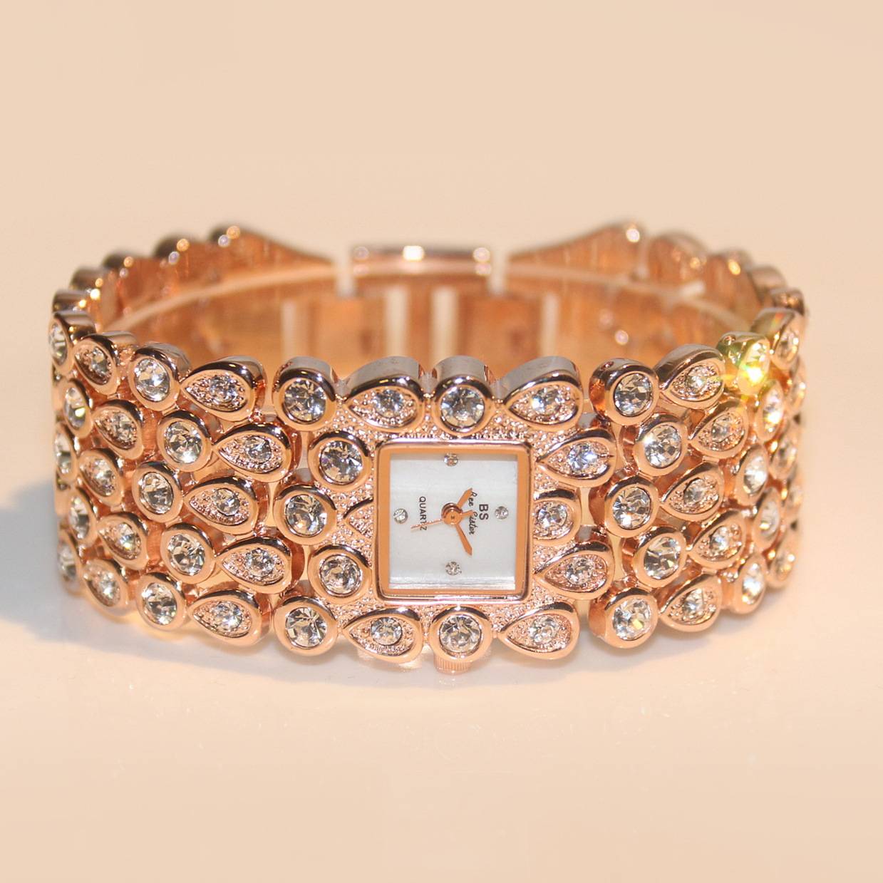 Light luxury new watch linked list custom full drill women's watch FA0281