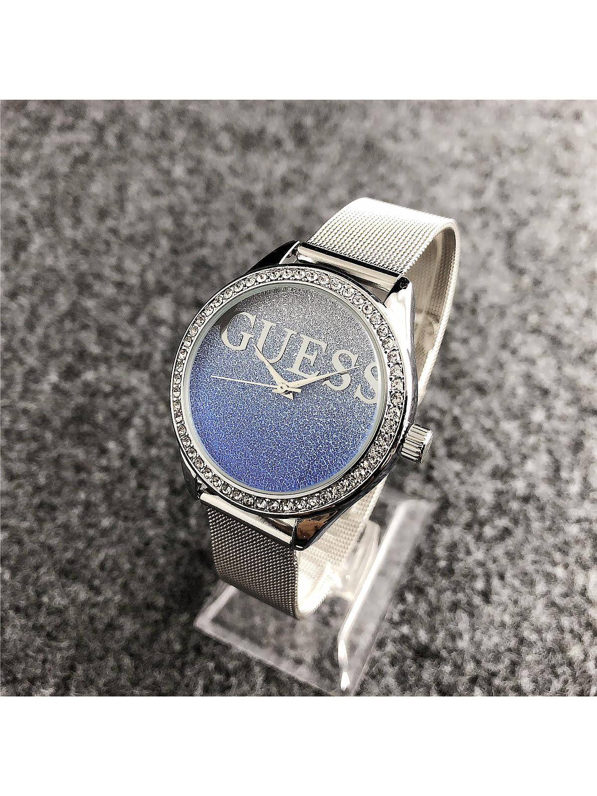 Factory price couple watch new fashion minimalist net with female diamond diamond trend watch
