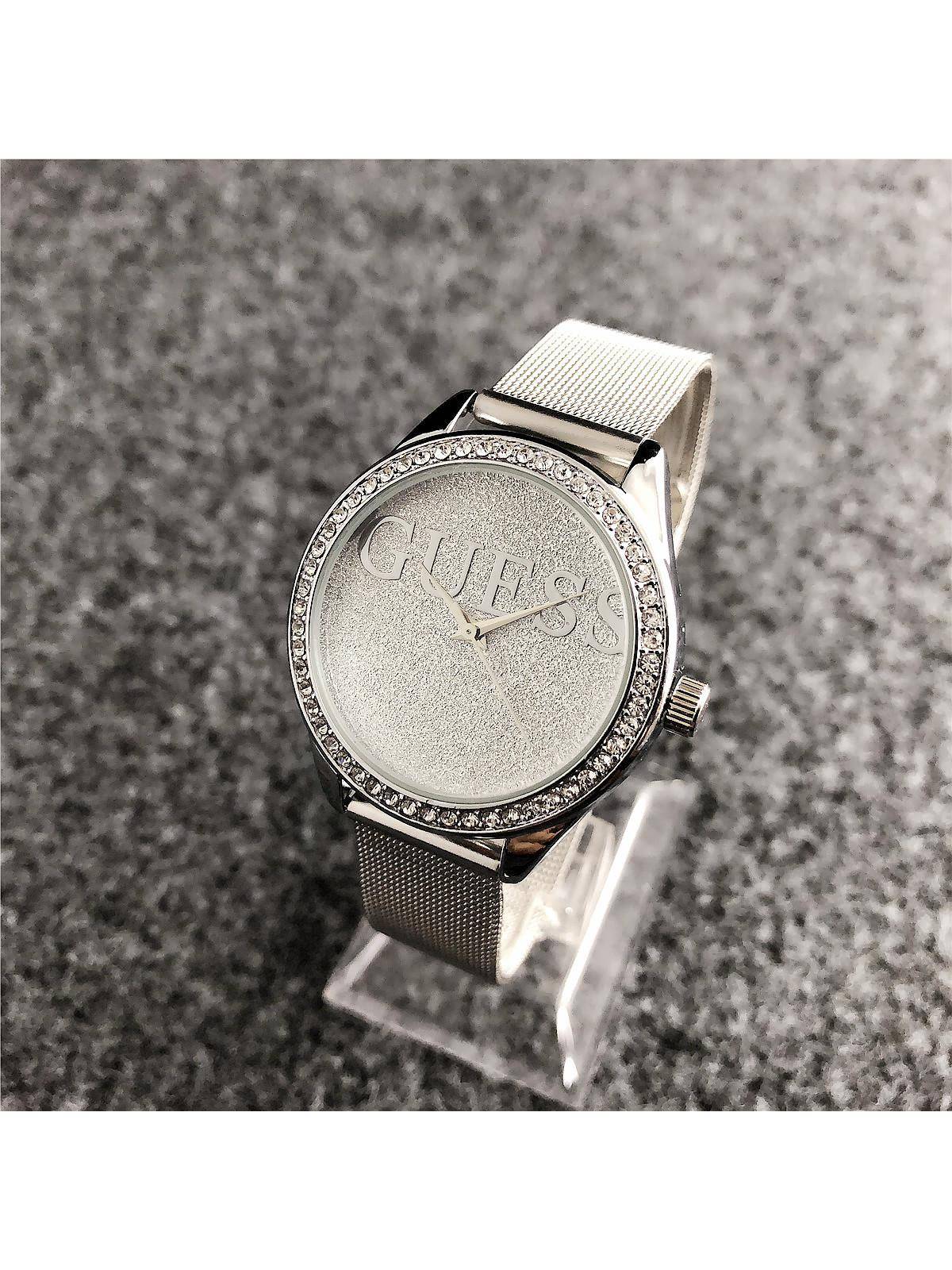 Factory price couple watch new fashion minimalist net with female diamond diamond trend watch