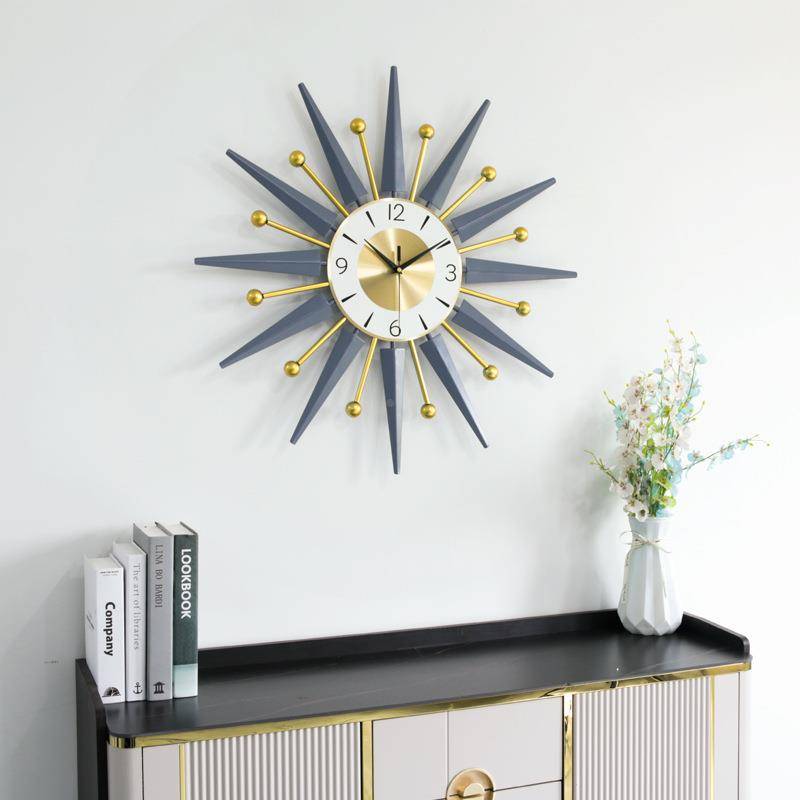 Creative Iron Metal Watch Living Room Porch House Decoration Clock Overseas Clocks