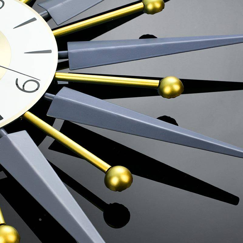 Creative Iron Metal Watch Living Room Porch House Decoration Clock Overseas Clocks