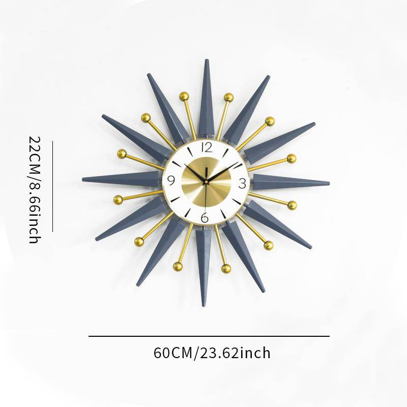 Creative Iron Metal Watch Living Room Porch House Decoration Clock Overseas Clocks