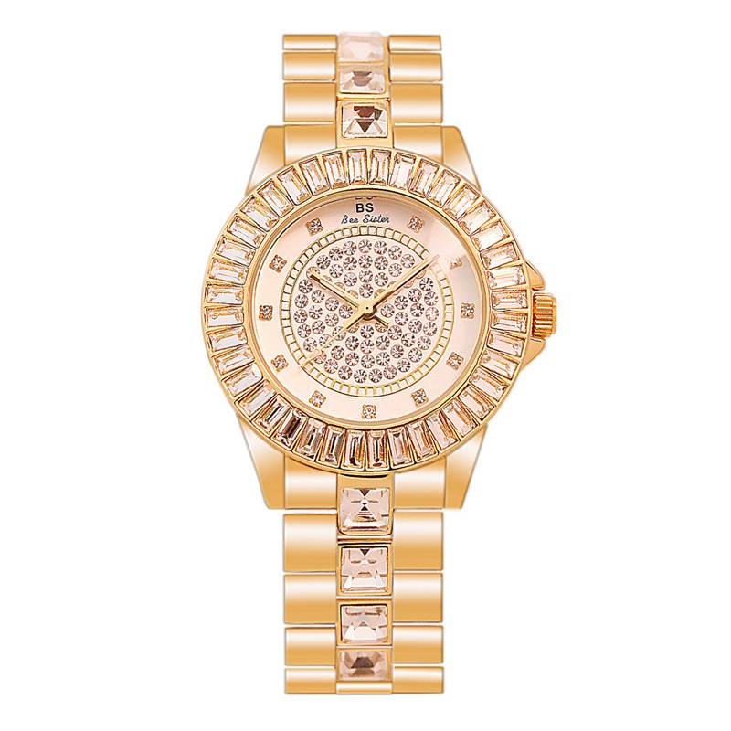 Trendy net red high -level student new Korean chain watch hot seller drill drilling female watch genuine