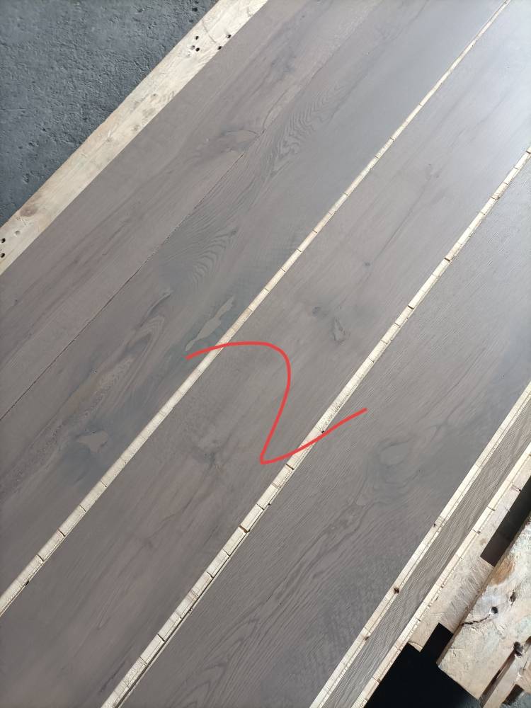 Bad, pure three -layer floor gray lock surface has small crack inventory special offer two colors