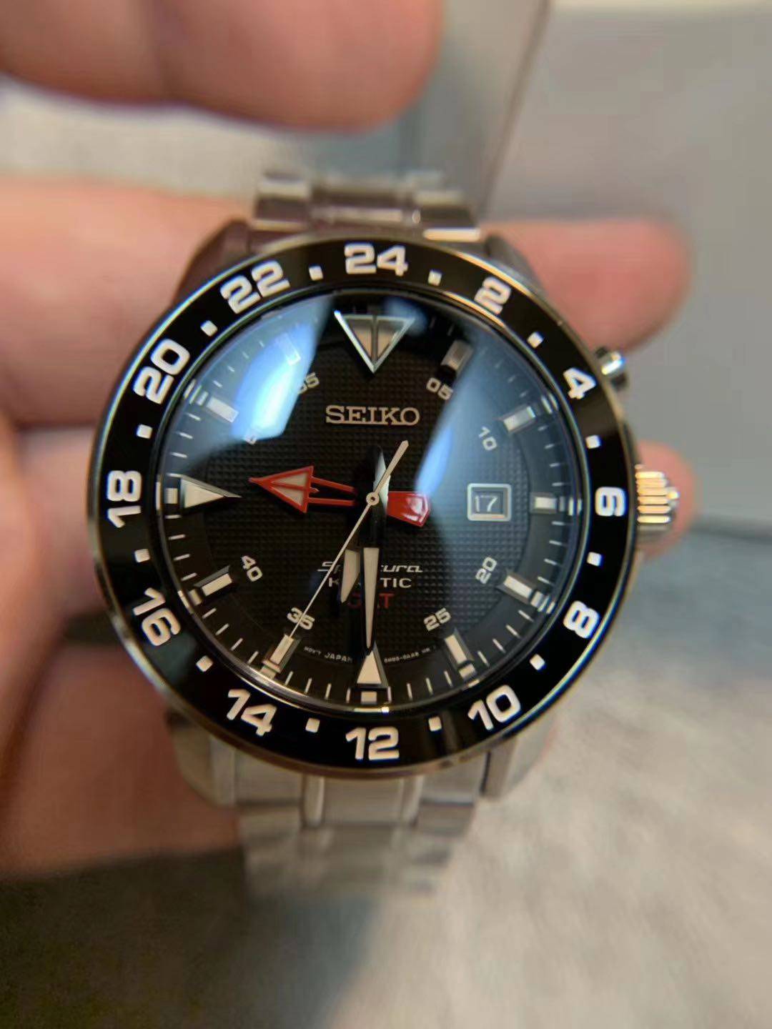Seiko SEIKO Human Motor Energy Time GMTSUN017P1 Seiko 5M85 Human Energy movement