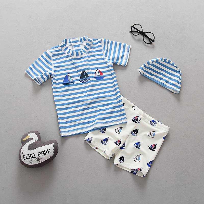 British NEXTINS Children's Swimsuit Boys Swimsuit Set Boys Skin Body Children's Sunshine Swing Swimsuit