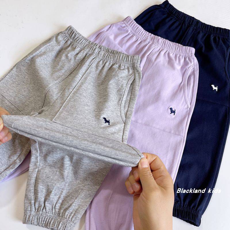 90-160 yard high-elastic cotton thin soft mosquito pants 24 spring and summer sports trousers male and female children ’s air-conditioned pants