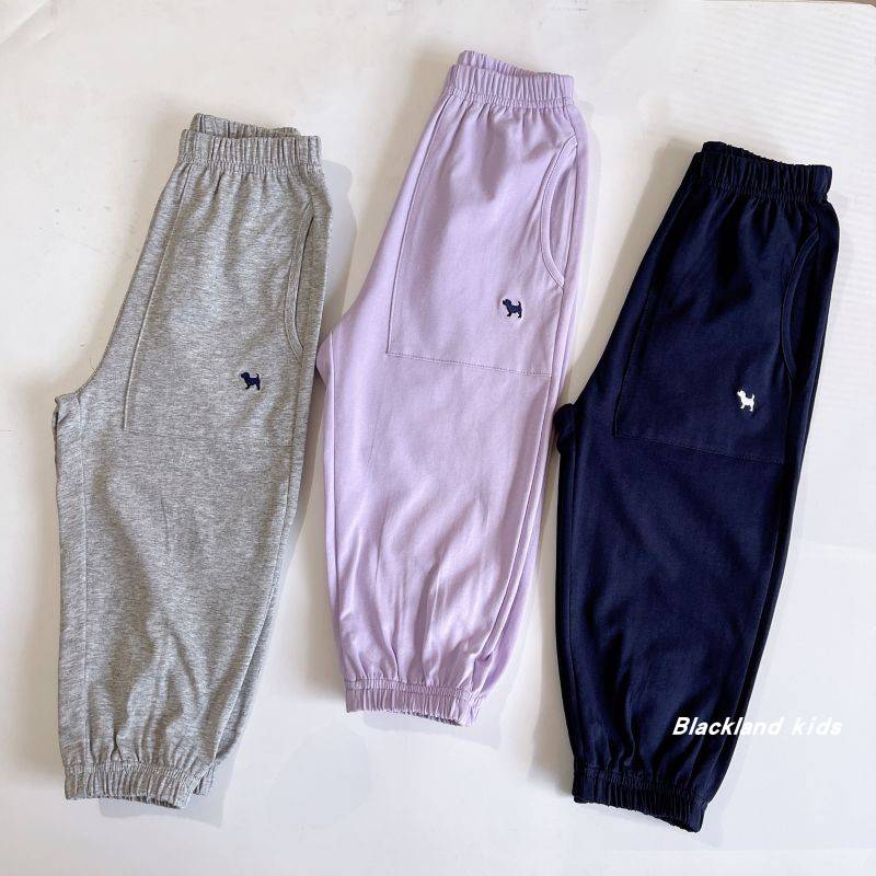 90-160 yard high-elastic cotton thin soft mosquito pants 24 spring and summer sports trousers male and female children ’s air-conditioned pants
