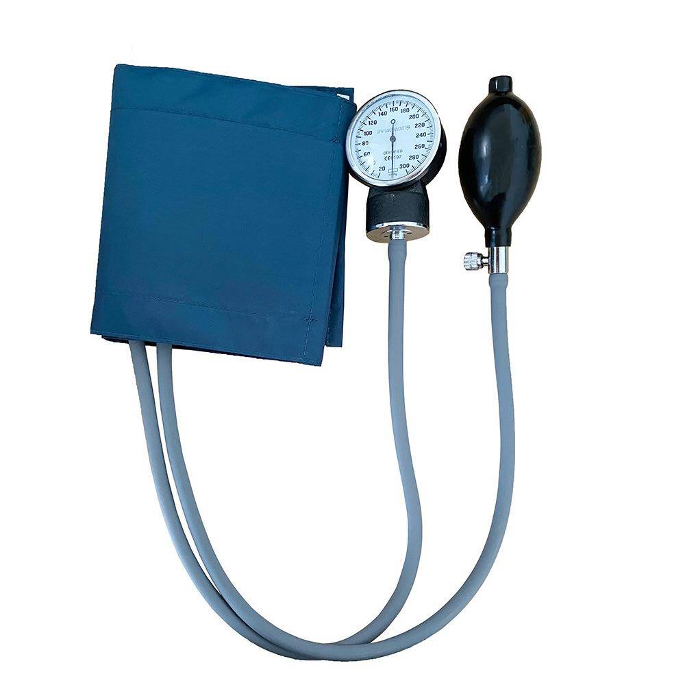 Manual sphygmomanometer meter, two -tube arm -type old blood pressure gauge measurement instrument mercury sleeve cuff accessories