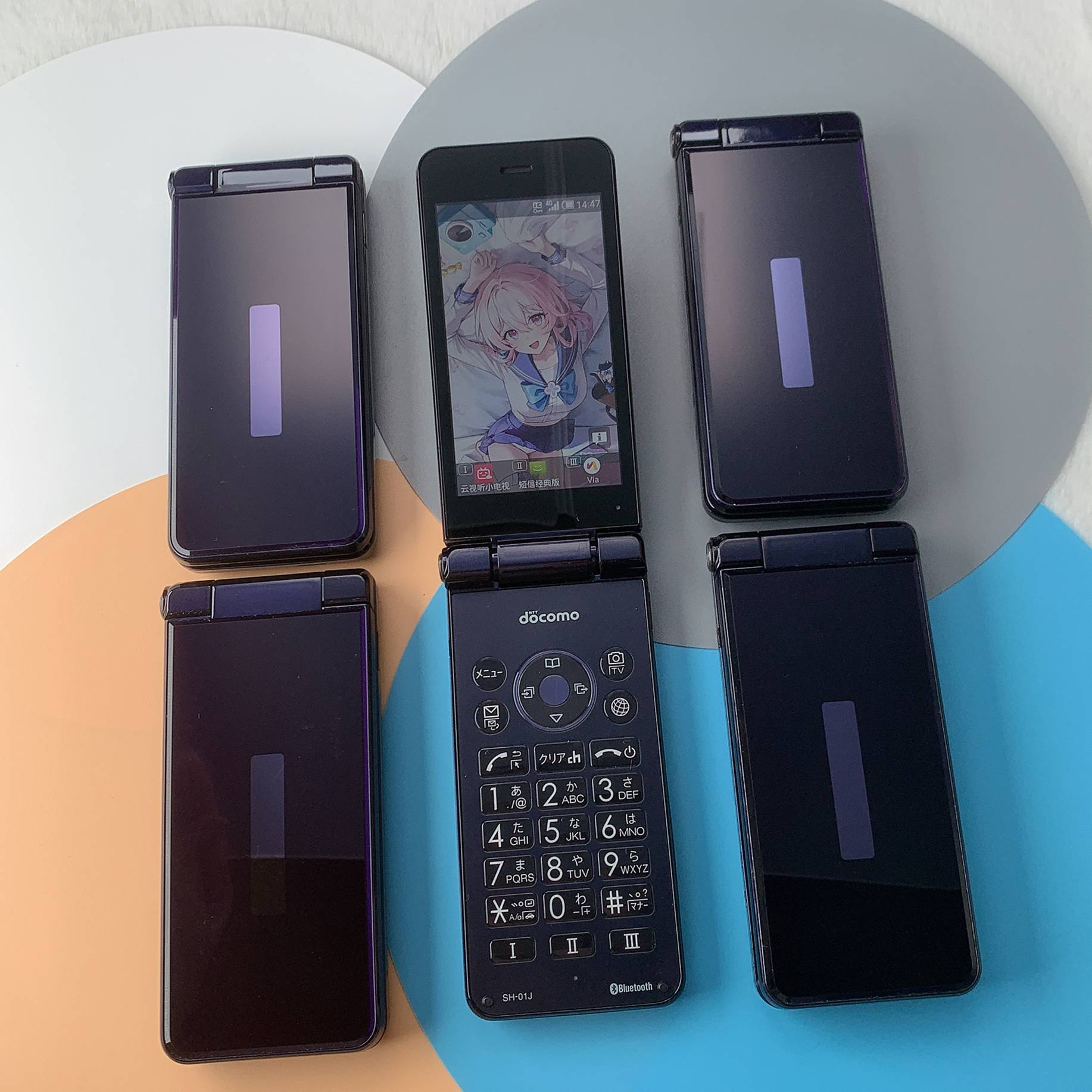 Sharp/Sharp SH-01C Sharp 601SH Telecom Version SH-01J Japanese Flip mobile phone ring network