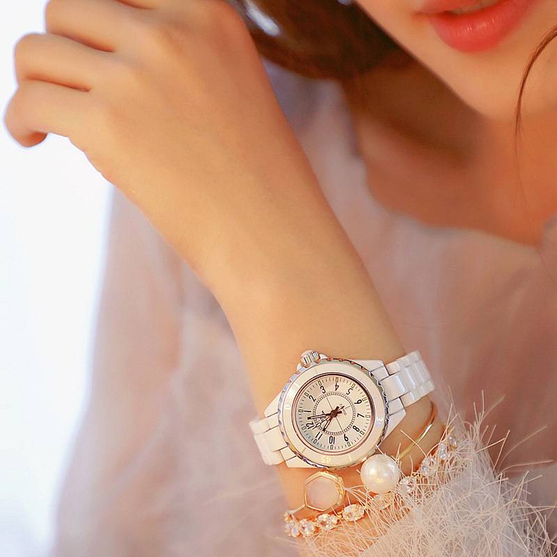Trendy Internet Red Senior Student Student New Korean Chain Watch Link Links Customized Diamond Female Watch Genuine