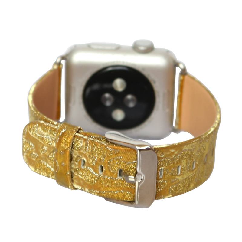 New iWATCH43 generation glitter gauze belt suitable for Apple watch Applewatch flash leather wristband