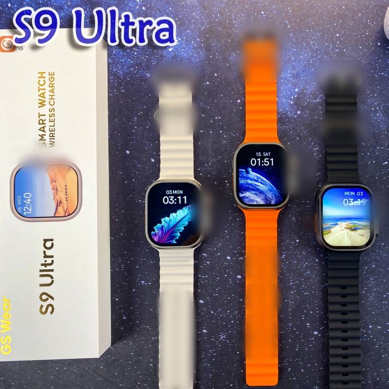 Huawei Smart Selection Cross -border GS S9ULTRA Smart Watch Bluetooth Cardiac Cardio Oxygen Monitoring Chinese