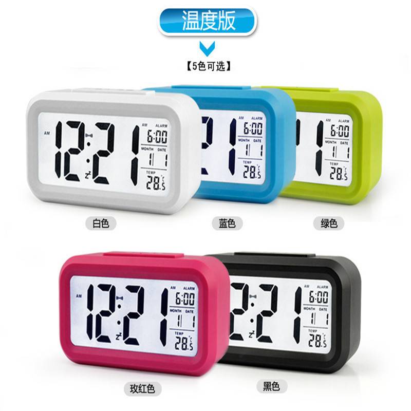 Cross -border electronic clock children's alarm clock electronic alarm clock clock clock perpetual calendar small alarm clock digital clock manufacturer
