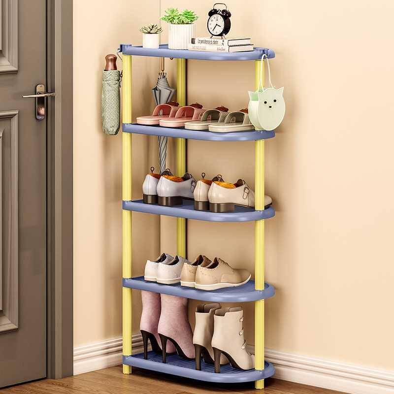 Shelf Shoes Simple door Household seam small office dormitory shoe cabinet real durable multi -layer dust shoe rack