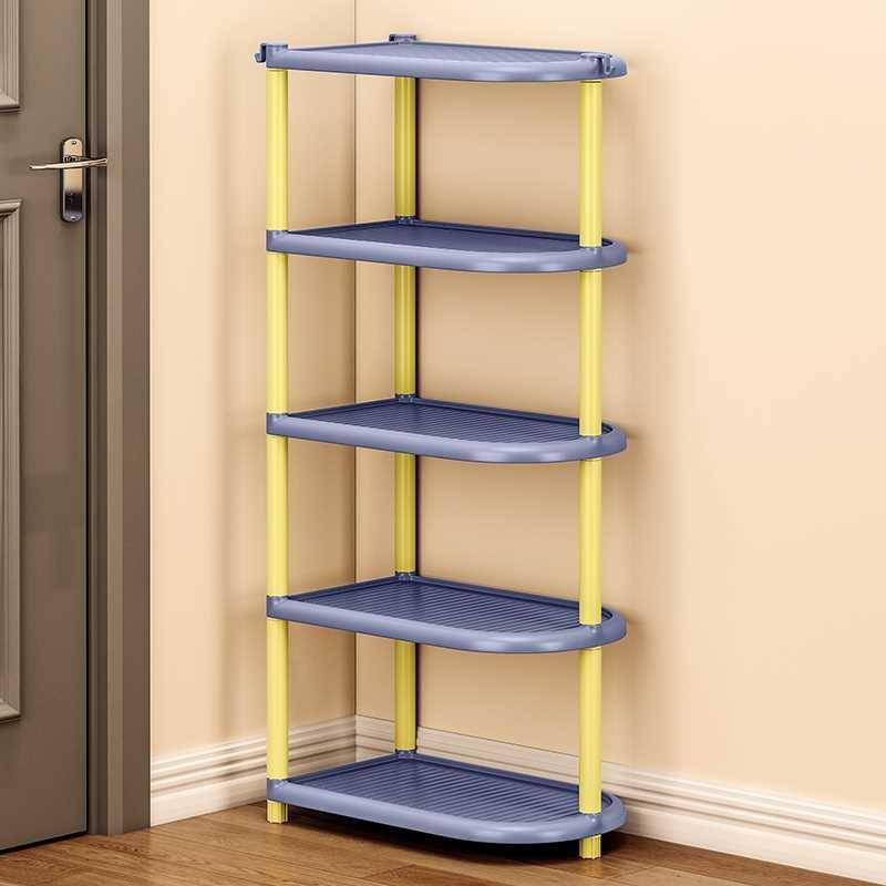 Shelf Shoes Simple door Household seam small office dormitory shoe cabinet real durable multi -layer dust shoe rack