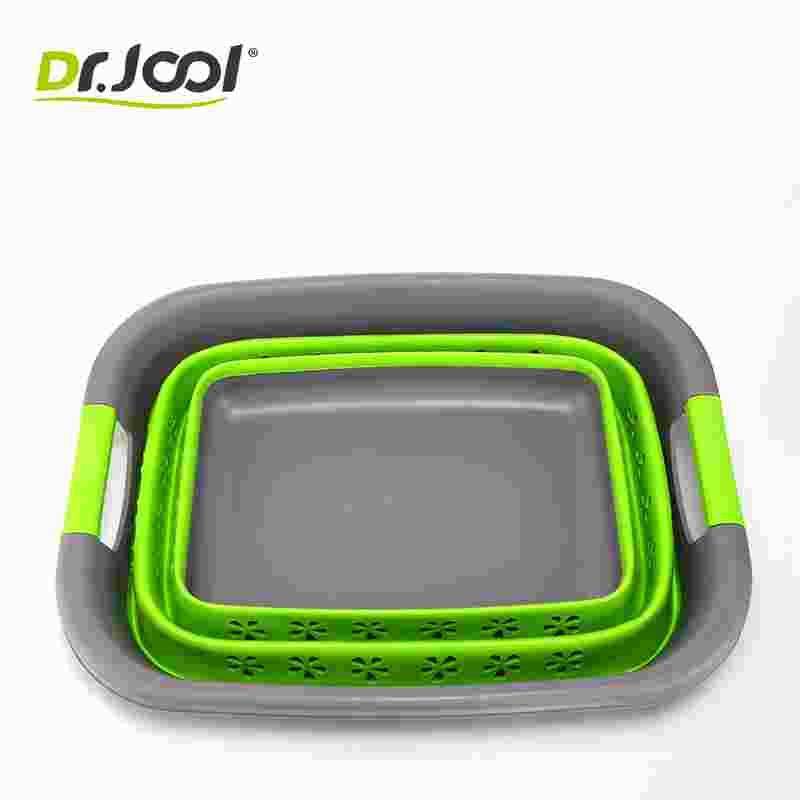 Flower Creative Hollow Folding Dirty Dirty Dirty Dirty Silicon Silicon Plaza Household Car Fruit Vegetables Drip Basketable Basketable Basketable Basketball