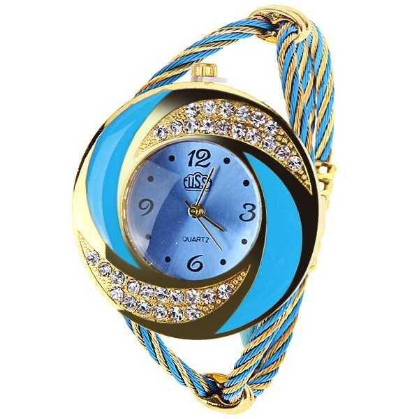 Bracelet 2021 Ms. Gaya Drill Watch New Euer Weaving