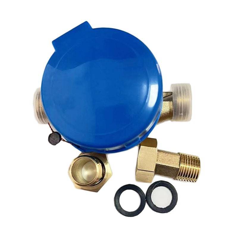 Water meter 4 points DN15 copper shell rotor single -current dry cold water meter/can be all copper single -flow cold water meter