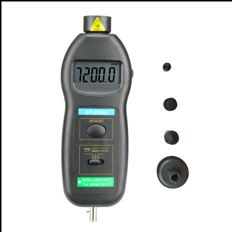 DT-2236C laser/contact with two-in-one mechanical speed meter contacts in line speed special offers