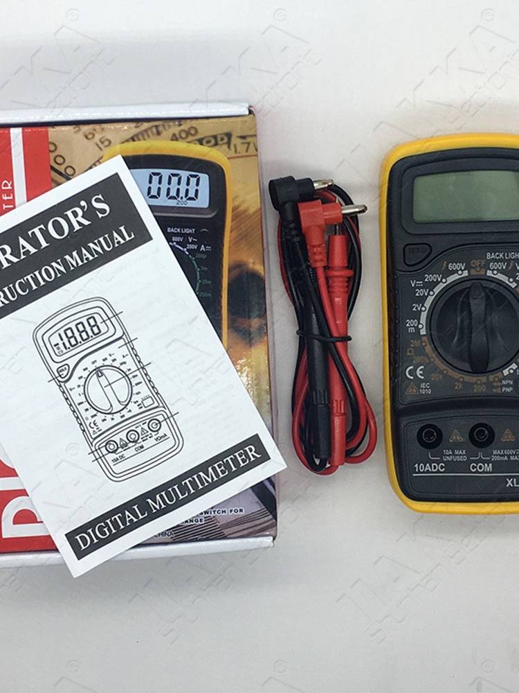 German Japanese import technology cross -border XL830L number shows a multimeter portable MAS830L voltage electric