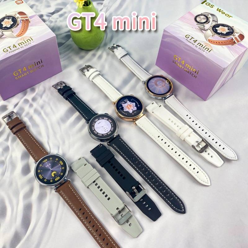 Cross -border GS GT4MINI smart watch Watch Bluetooth call cardiac blood oxygen motion NFC exquisite women