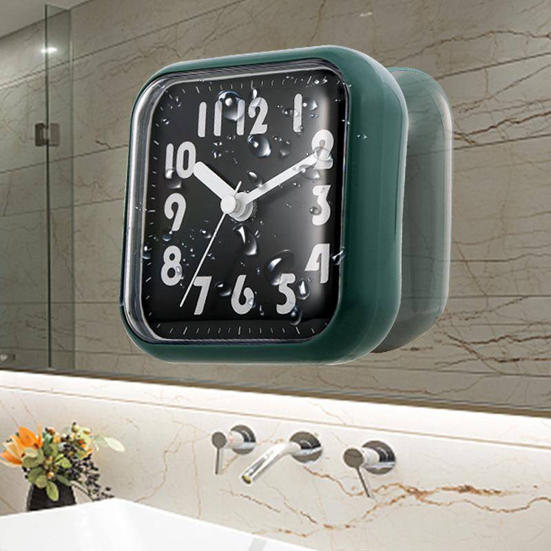 Bathroom clock hanging clock three suction clock clocks cross -border clock