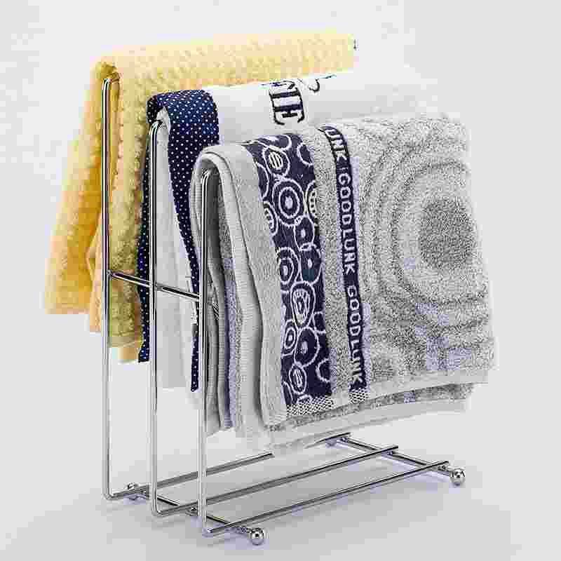 Stainless steel kitchen countertop stand -style rack hanging dishwashing rack storage rack small towels to dry the drain shelf