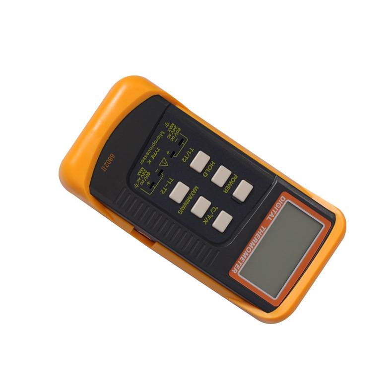 Supply dual channel number display temperature table 6802 Digital temperature meter temperature meter electronic temperature table