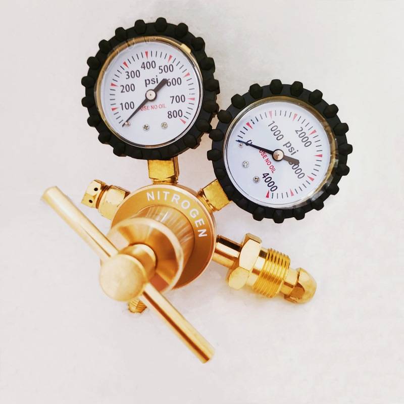 Directly supply full copper M44 high -pressure nitrogen decompression device CGA580 high pressure nitrogen pressure decompression valve air conditioner plus fluorine plus fluoride