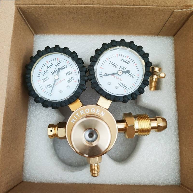 Directly supply full copper M44 high -pressure nitrogen decompression device CGA580 high pressure nitrogen pressure decompression valve air conditioner plus fluorine plus fluoride