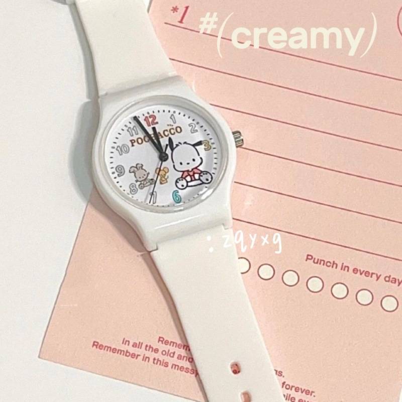 Japanese student simple lip watch high value, cute, full -line three -rays, three ravioli watch cartoon junior high school primary school students watches