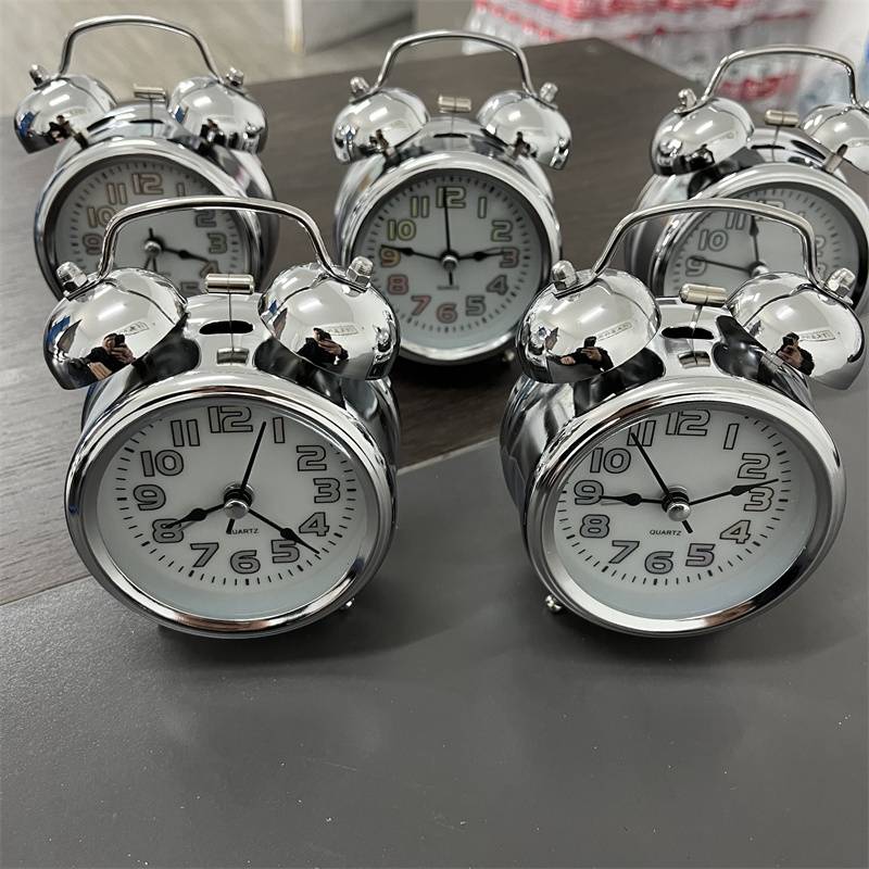Factory processing!Different texture!Silent Student Lemon Alarm Retro Bell Lazy Peduen Alarm Clock